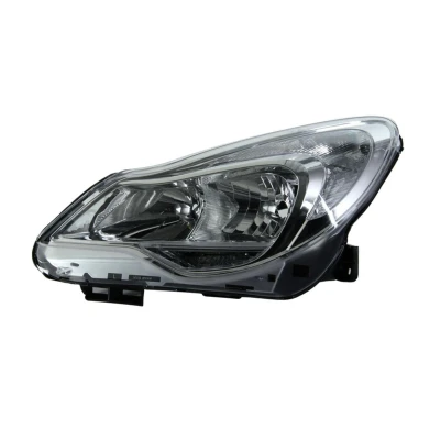 Abbildung von TYC 20 12630 05 2 Scheinwerfer links H7, W21/5W, PSY24W, H1 für Rechtsverkehr mit Elektromotor OPEL: Corsa D Hatchback