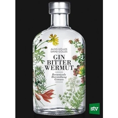 Abbildung von Gin, Bitter, Wermut: Botanicals Herstellung Genuss