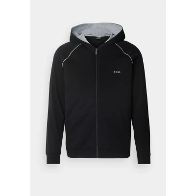 Abbildung von BOSS MIX&amp;MATCH Jacket Strickjacke black, Herren, Größe: Large, Black