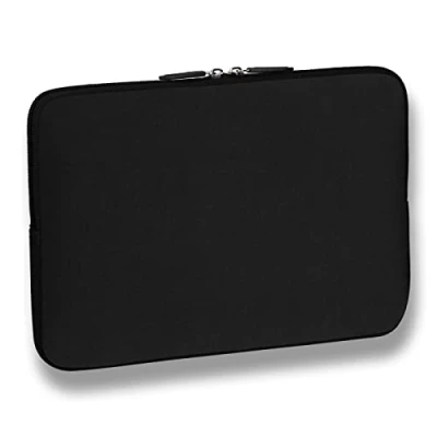 Abbildung von Pedea Laptop Hülle Laptoptasche 13 Zoll aus Neopren Schutz schwarz dünne Neoprenhülle zum sicheren Verstauen Schutzhülle für Ihren wasserabweisend
