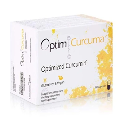 Abbildung von Longvida Curcumin 90 Kapseln Nahrungsergänzungsmittel Kurkuma hochdosiert geschmeidiger Gelenke Optim Curcuma