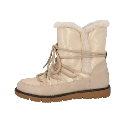 Abbildung von Tom Tailor Damen 4293106 Stiefelette, Cream, 38 EU