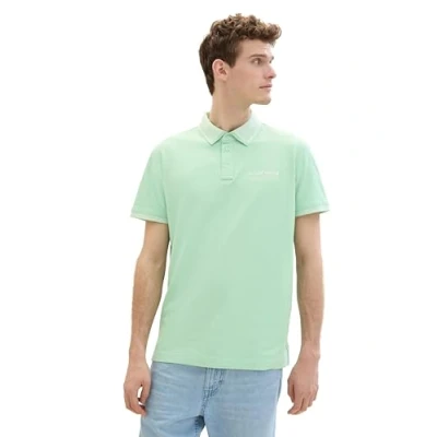 Abbildung von TOM Tailor MIT LOGO Print Poloshirt, Herren, Größe: 3XL, Paradise mint