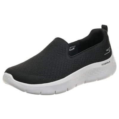 Abbildung von Skechers Women&#039;s GO Walk Flex Ocean Sunset, Black Textile/White Trim, 40 EU