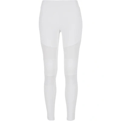 Abbildung von Urban Classics Ladies TECH MESH Leggings Hosen, Damen, Größe: Large, White