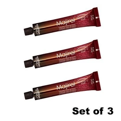 Abbildung von 3x Loreal Majirel 6,0 Dunkelblond Intensiv Haarfarbe 50ml