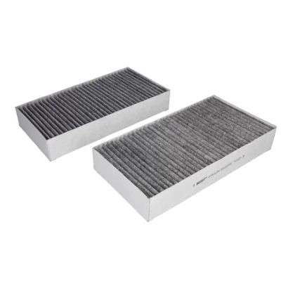 Abbildung von HENGST FILTER E2912LC01 2 Innenraumfilter Aktivkohlefilter 255 133 40 MERCEDES BENZ: ML Class, GL, R Class