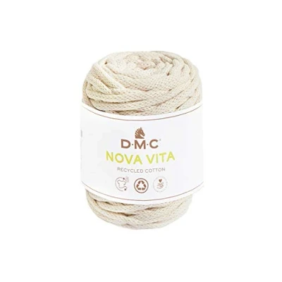 Abbildung von DMC Eco Vita 12 Recyceltes Baumwollgarn, Schlauchgarn mit einer Dicke von 4 mm 250 g 55 m 24 Farben