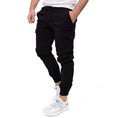 Abbildung von PITTMAN Darius Baumwoll Herren Hosen Cargohosen Für Männer Slim Fit Stretch Cargo Hose, Beige (Sepia Tint 171314), W29/L30