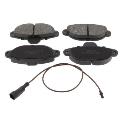 Abbildung von MAPCO 6375 Bremsbelagsatz Vorderachse inkl. Verschleißwarnkontakt FIAT: 500 Hatchback, Panda II C Convertible, FORD: KA Hatchback
