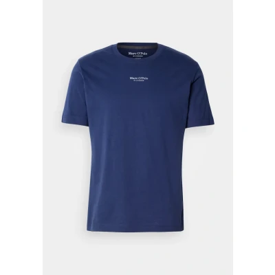 Abbildung von Marc O&#039;Polo Short Sleeve LOGO Print Tshirt basic, Herren, Größe: Small, Iris ink