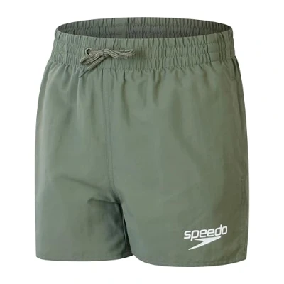 Abbildung von Speedo 13&quot; Watershorts Schwimmshorts Schwimmhose Schnelltrocknend Komfort Chlorbeständig für Jungen, Landgrün, 8 9 Jahre