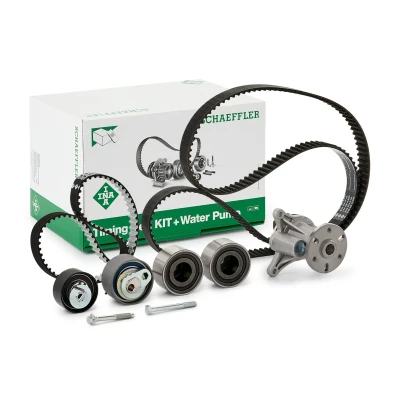Abbildung von INA 530 0764 30 Wasserpumpe + Zahnriemensatz mit CITROËN: C5 III Estate, 3, PEUGEOT: 607 Saloon, 407 Saloon