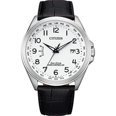 Abbildung von CITIZEN Herren Analog Quarz Uhr mit Leder Armband CB0250 17A