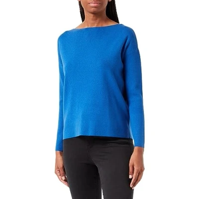 Abbildung von Vero Moda Nancy Funnelnk Strickpullover, Damen, Größe: Small, Beaucoup blue