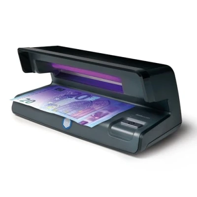 Abbildung von Safescan 50 UV Falschgeldprüfgerät zur Prüfung von Banknoten, Kreditkarten und Ausweisen Geldscheinprüfer für neue Banknoten mit Licht