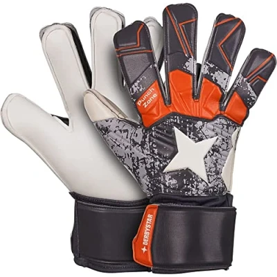 Abbildung von Derbystar Attack Torwarthandschuhe Grau Orange 5