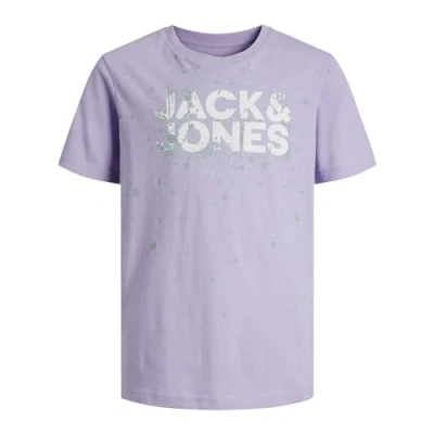Abbildung von JACK&amp;JONES JUNIOR Jungen JCOSPLASH SMU Tee SS Crew Neck JNR T Shirt, Lavender, 152 cm