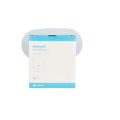 Abbildung von Biatain Schaumverband 5x7 cm nicht haftend