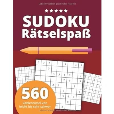 Abbildung von Sudoku Rätselspaß: 560 Zahlenrätsel von leicht bis sehr schwer
