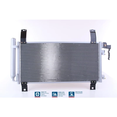 Abbildung von NISSENS 94792 Klimakondensator mit Trockner Aluminium 648 R 134a MAZDA: 6 Estate