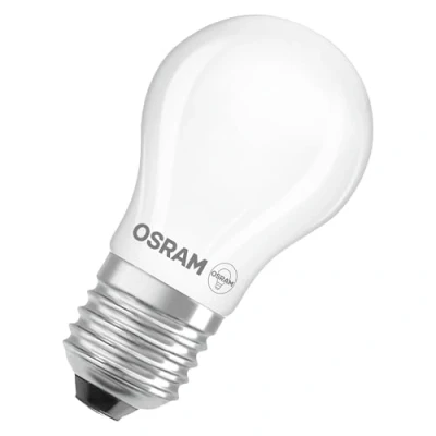 Abbildung von OSRAM LED Lampe Star Globe P15 Filament, 2700 K warmweiß, 1 W, E27, matt, 136 lm, für Tischleuchten, Dekoleuchten, blendfrei, 15.000h, Warmweiss