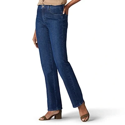 Abbildung von Lee Damen Relaxed Fit Straight Leg Jeans, Meridian, 38 Short