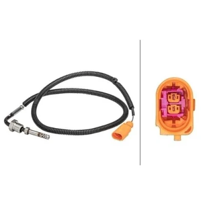 Abbildung von HELLA 6PT 358 181 001 Sensor, Abgastemperatur AUDI: A4 B7 Avant, A6 C6 Saloon