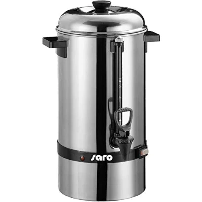 Abbildung von Saro Gastro Kaffeemaschine mit Rundfilter Modell Saromica 6005 Industriekaffeemaschine (6,75 Liter, 40 Tassen Kaffee, Brüh &amp; Warmhaltefunktion), Silber 317 1000