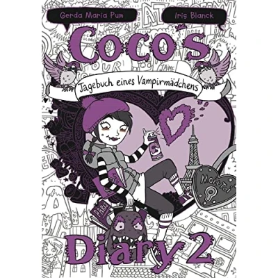Abbildung von Coco`s Diary 2 Tagebuch eines Vampirmädchens: Mädchenbücher ab 8 (Comic Roman für Mädchen)