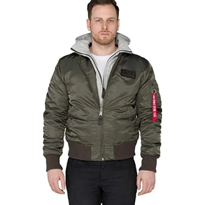 Abbildung von Alpha Industries Bomberjacke, Herren, Größe: XS, Grey