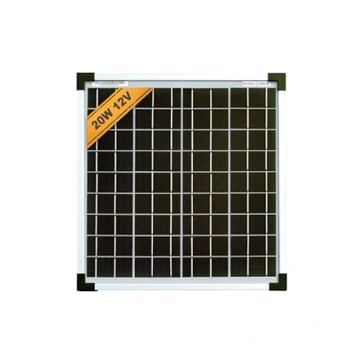 Abbildung von enjoy solar Mono 20W 12V Monokristallines Solarpanel Solarmodul Photovoltaikmodul ideal für Wohnmobil, Gartenhäuse, Boot