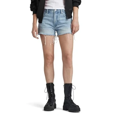 Abbildung von G Star TRUE RAW EDGE Jeans Shorts, Damen, Größe: 28, Sun faded cloudburst