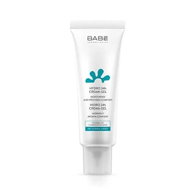 Abbildung von Laboratorios Babé Feuchtigkeitsspendende Gesichtsgelcreme 24 Stunden ml, mattes Finish, Beruhigend, Gesichter mit Bart, Unisex, erfrischend, Mischhaut