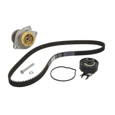 Abbildung von HEPU PK05410 Wasserpumpe + Zahnriemensatz 135 VOLKSWAGEN: Polo III Hatchback, Lupo / 3L, Classic
