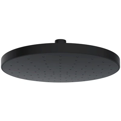 Abbildung von WENKO Automatic Clean Regenduschkopf, Anti Kalk Funktion, eckiger Brausekopf mit automatischem Reinigungssystem, belebende Regenwasserdusche, Duschbrause 25 x 17 cm im Industrie Flair, ABS Schwarz