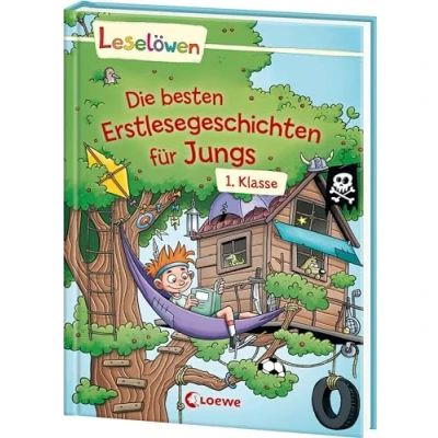 Abbildung von Leselöwen Die besten Erstlesegeschichten für Jungs 1. Klasse: Sammelband zum ersten Selberlesen Kinder ab 6 Jahre