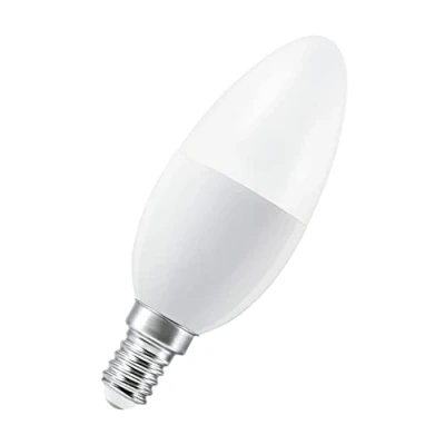 Abbildung von LEDVANCE Smarte LED Lampe mit WiFi Technologie, Sockel E14, Dimmbar, Warmweiß (2700 K), ersetzt Glühlampen 40 W, SMART+ Candle Dimmable, 3er Pack