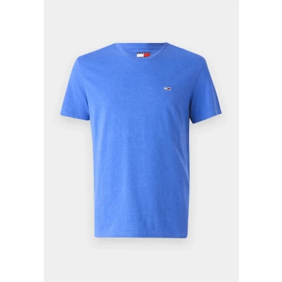 Abbildung von Tommy Jeans SLIM Jaspe TEE Tshirt basic, Herren, Größe: 58, Tempo blue
