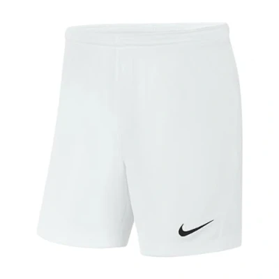 Abbildung von Nike Damen W Nk Df Park Iii Nb K Shorts, Weiß/Schwarz, L EU