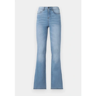 Abbildung von Noisy may Damen Nmsallie Hw Flare Vi162lb Noos Jeans, Light Blue Denim, 29W 30L EU