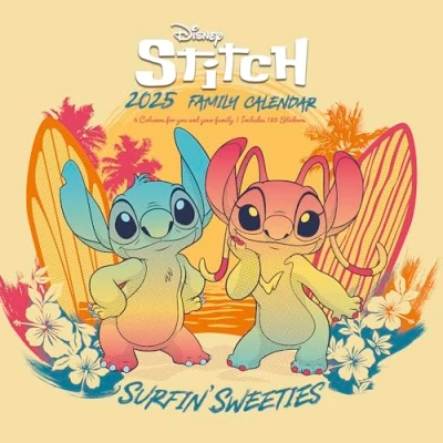 Abbildung von Lilo &amp; Stitch 2025 30X30 Familienplaner