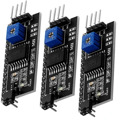 Abbildung von AZDelivery 3 x I2C Serial Adapter Board Modul Schnittstelle für LCD Display 1602 und 2004 kompatibel mit Arduino inklusive E Book!