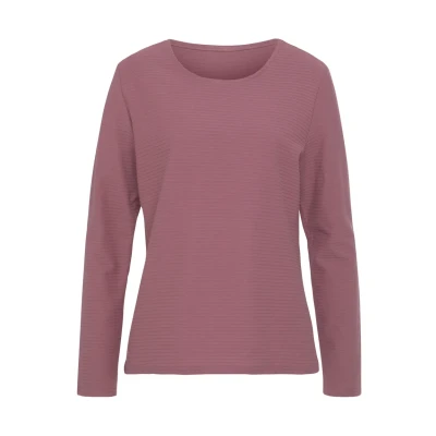 Abbildung von Lascana Langarmshirt, Damen, Größe: 48/50, Beere