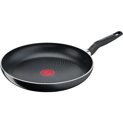 Abbildung von Tefal C26706 Start&#039;Easy Bratpfanne 28 cm Aluminium Titanium Antihaftversiegelung Thermo Signal Technologie Fusion Boden für alle Herdarten Inklusive Induktion Schwarz