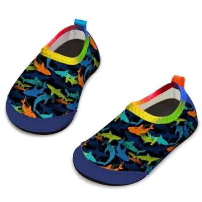 Abbildung von Yorgou Baby Strandschuhe Schwimmschuhe Badeschuhe Wasserschuhe Schnelltrocknende Aquaschuhe rutschfest Barfuss Schuh für Kinder Beach Pool