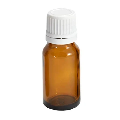 Abbildung von 10 x 10ml Medizinflaschen Apothekerflaschen aus UV Schutz Glas Tropferflaschen Braunglas mit Schraubverschluss