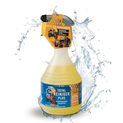 Abbildung von Dr. Wack S100 Total Reiniger Plus 1000 ml (33% mehr Inhalt gratis) Limited Edition Motorrad mit Gel Formel Schonende Reinigung von Verschmutzungen sehr ergiebig &amp; reinigungskräftig