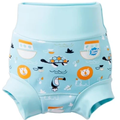 Abbildung von Splash About Happy Nappy Wiederverwendbare Schwimmwindel, Noah&#039;s Ark, 12 24 monate