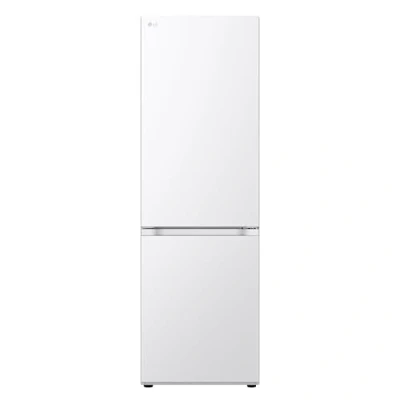 Abbildung von LG GBV3100CSW, Kühl / Gefrierkombination, Klasse C, 344 L, 35 dB(A), Kühlschrank mit Gefrierfach, 59,5 x 186 67,5 cm, Modern Flat Door, DoorCooling+, LINEARCooling, Super White